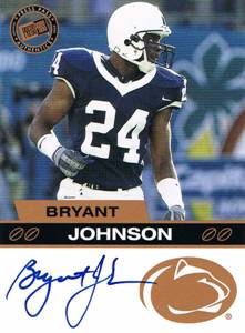 2003 Bryant Johnson Press Pass Bronze Rookie Auto Autograph