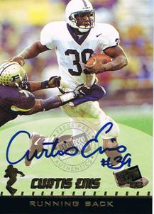 1998 Curtis Enis Press Pass Rookie Auto Autograph