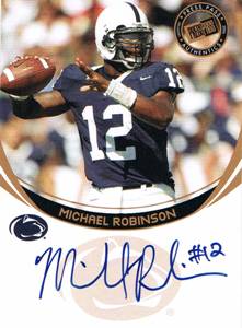 2006 Michael Robinson Press Pass Bronze Rookie Auto Autograph
